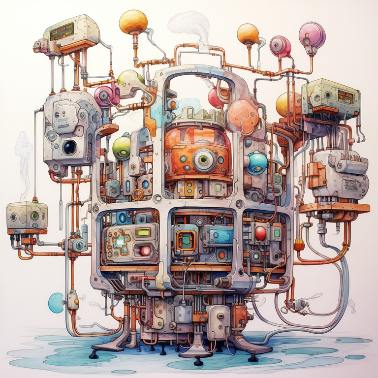 Big and funny machine